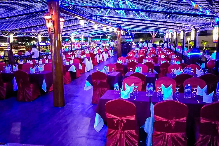 celebrate new year on al mansour dhow dubai