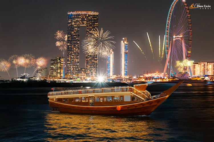 new year dhow cruise dinner in dubai marina