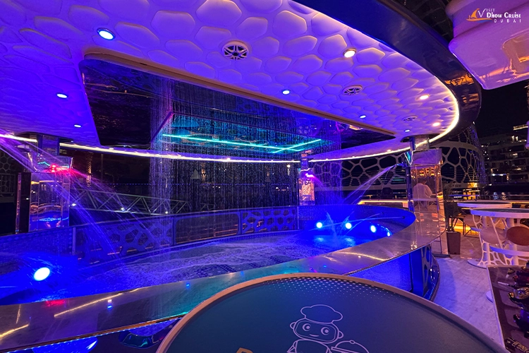 new year luxurious yacht interior ambience