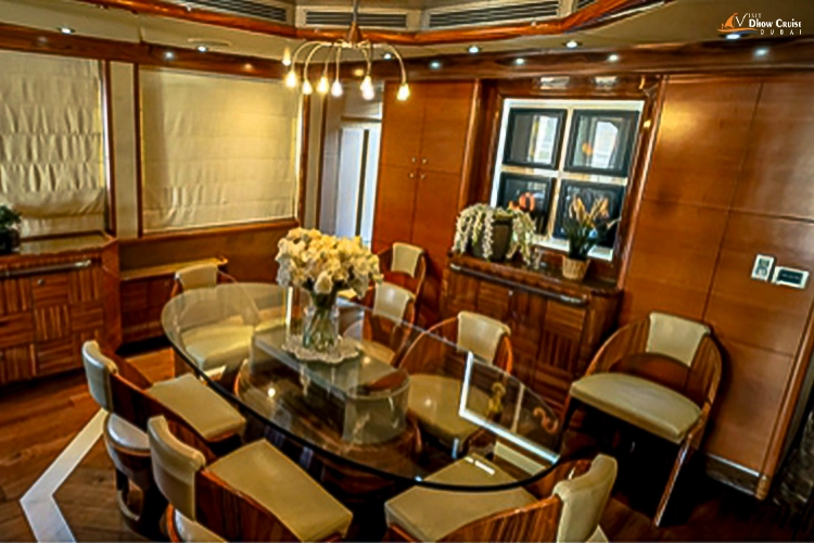 new year yacht interior view