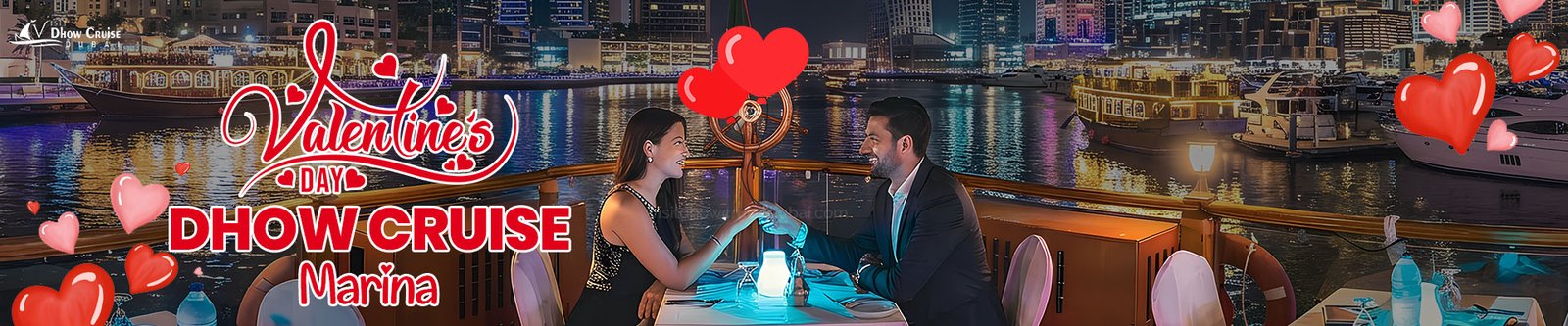 Valentine Day at Dhow Cruise Marina