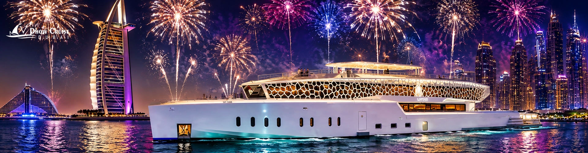 Mega Yacht New Year celebration