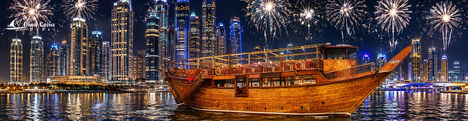 New Year Al Mansour Dhow Cruise in Dubai Marina