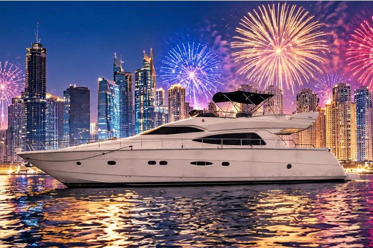 55 Ft Yacht Rental in Dubai for New Year