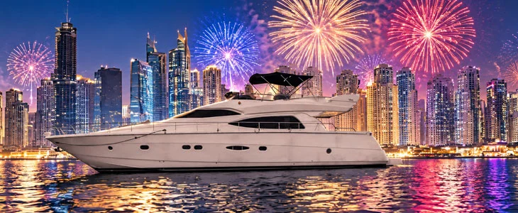 55 Ft Yacht Rental in Dubai for New Year