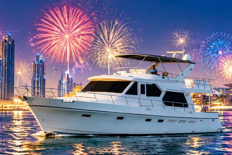 65 Ft Yacht Rental in Dubai for New Year
